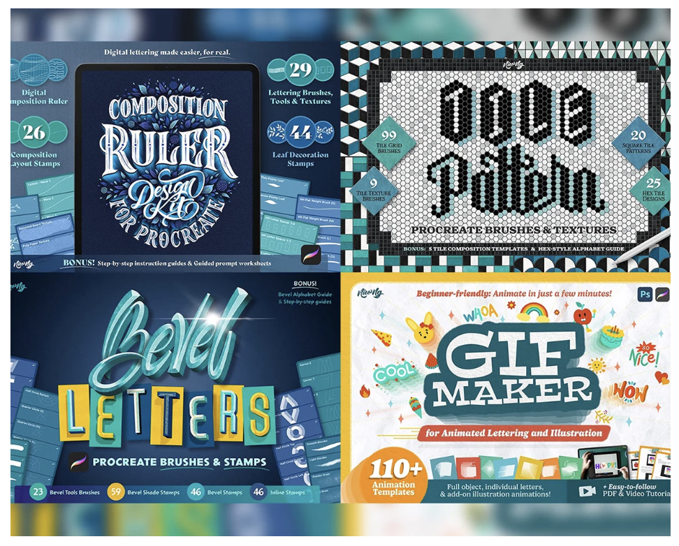 Nico Ng Digital Lettering Tools - Affiliate