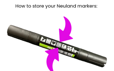 Marker Tip: How To Store Your Neuland Markers