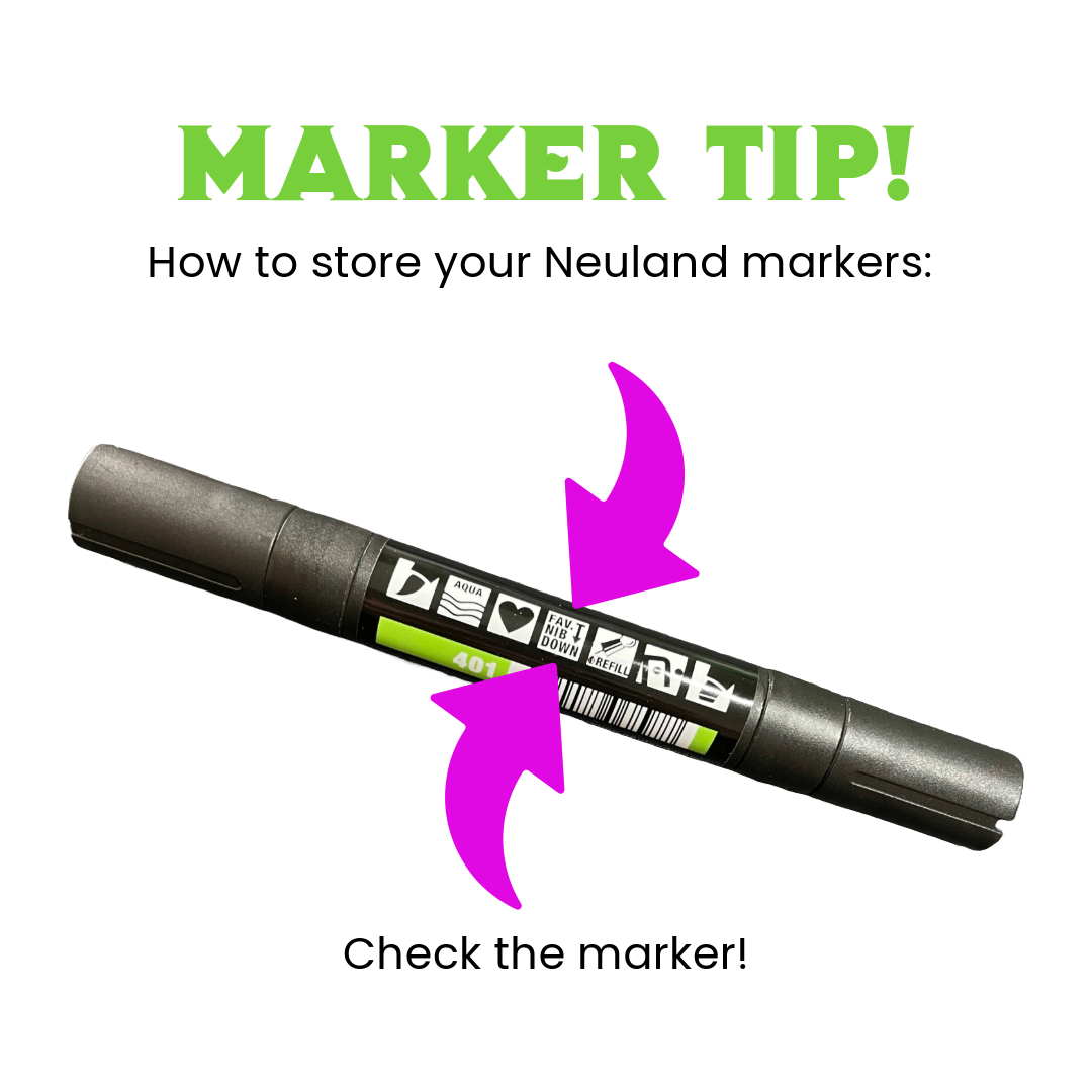 Marker Tip - How to store your Neuland markers